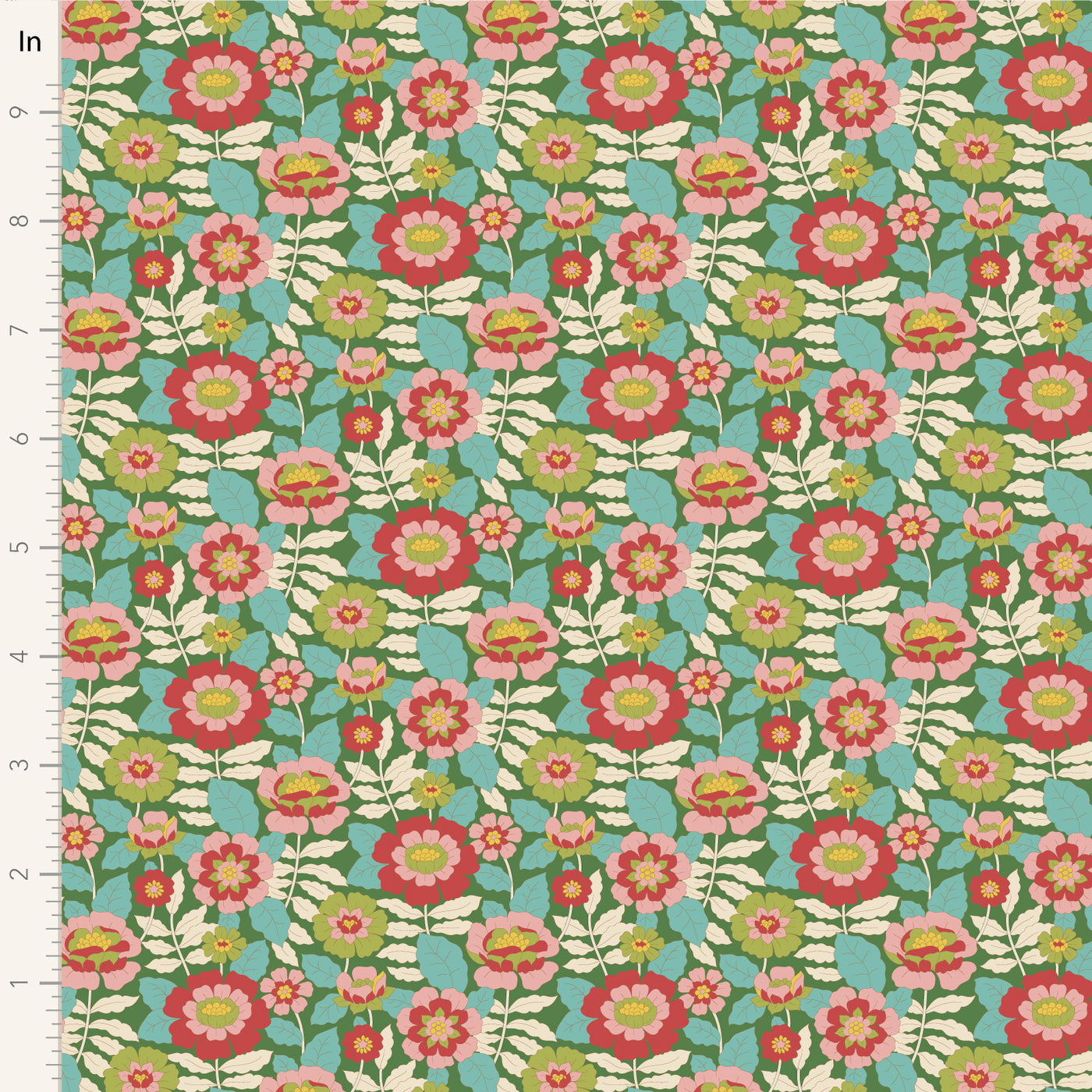 Tilda Wallflower ~ Beverly ~ 100609 Green