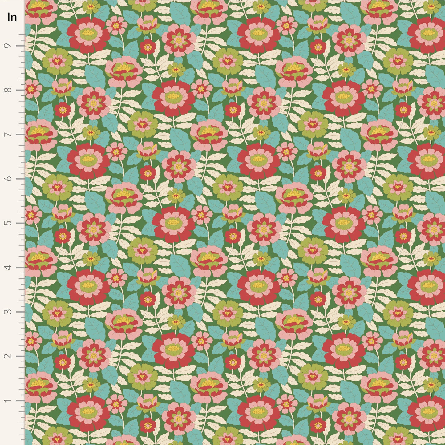 Tilda Wallflower ~ Beverly ~ 100609 Green