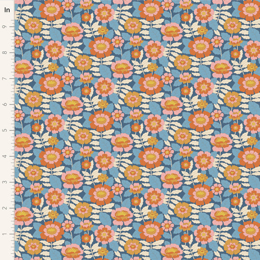 Tilda Wallflower ~ Beverly ~ 100611 Blue