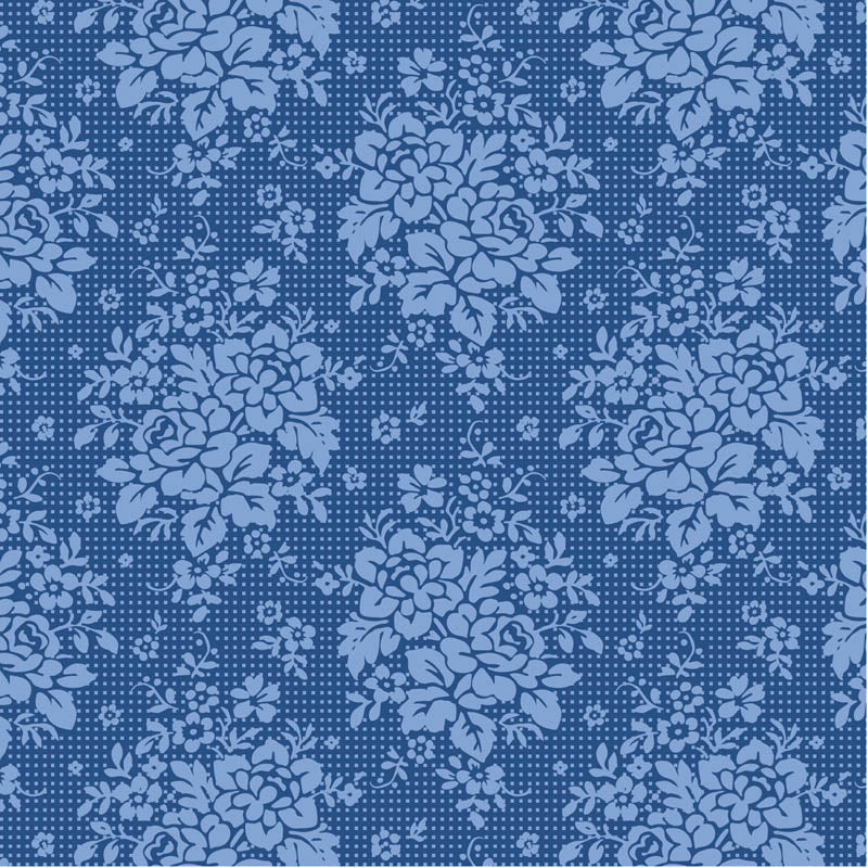 Tilda Something Blue ~ Picknik ~ TIL100676 Denim