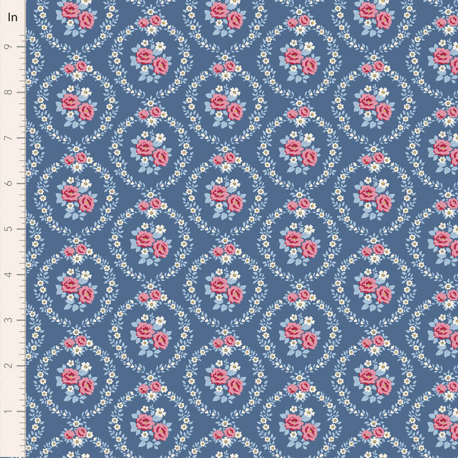 Tilda Village Life ~ Mable ~ TIL100697 Blue