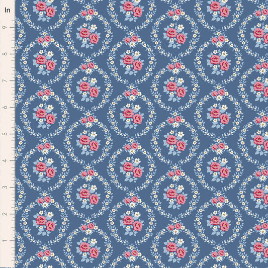 Tilda Village Life ~ Mable ~ TIL100697 Blue