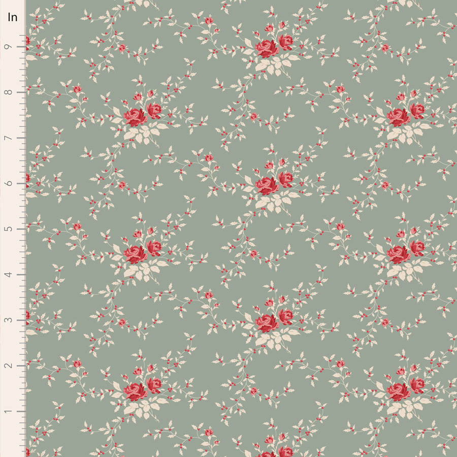 Tilda ~ 1 yd 25" remnant ~ Merry Little Christmas ~ Noel Duckegg ~ 110141