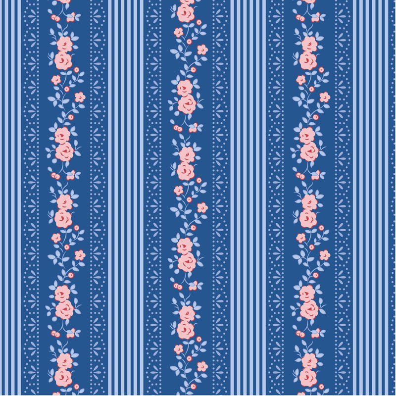 Tilda Something Blue Blenders ~ Claramay ~ TIL110167 Denim