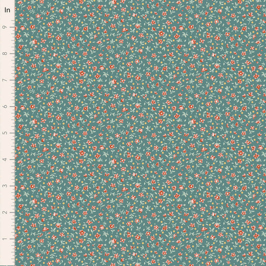Tilda Village Life ~ Mae ~ TIL110178 Teal