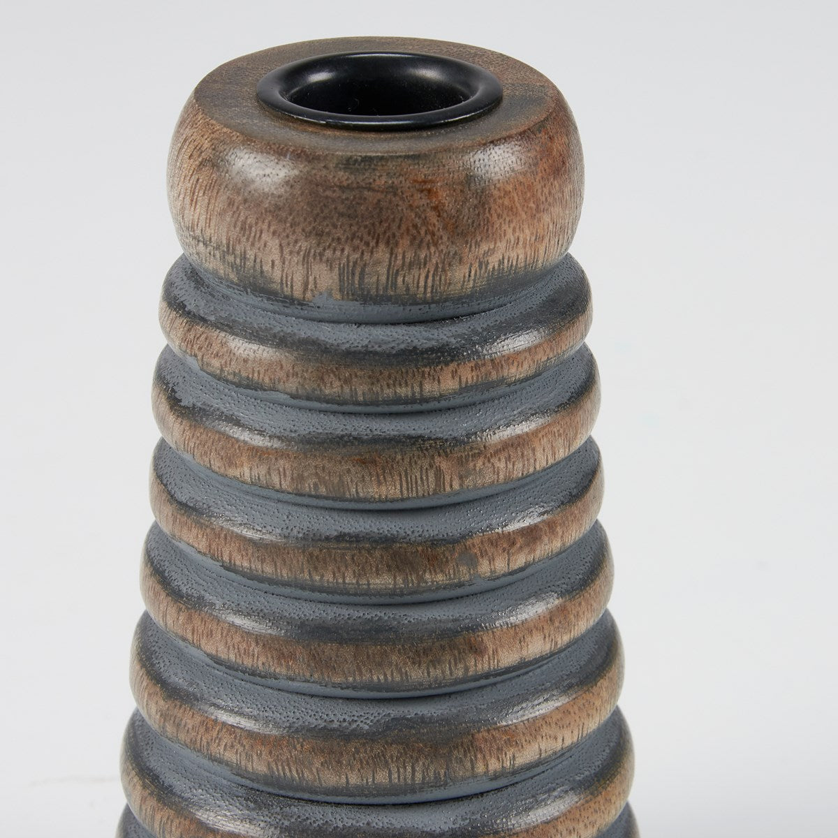 Ribbed Cone Candle Holder