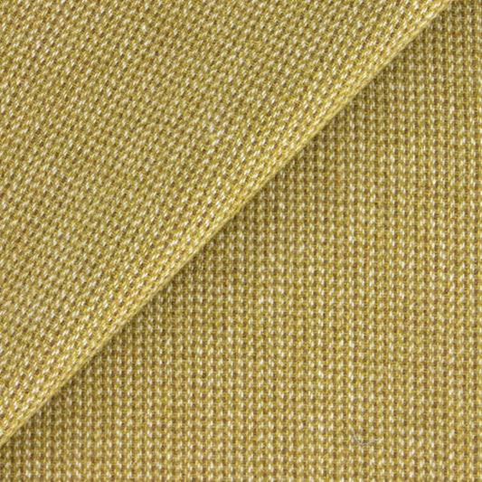 Dorr Mill ~ #1223  Bronze Gold, Brown & White Ticking Wool Fabric