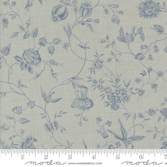 Sacre Bleu ~ Pivoine Florals Vines ~ 13973 16 Ciel Blue