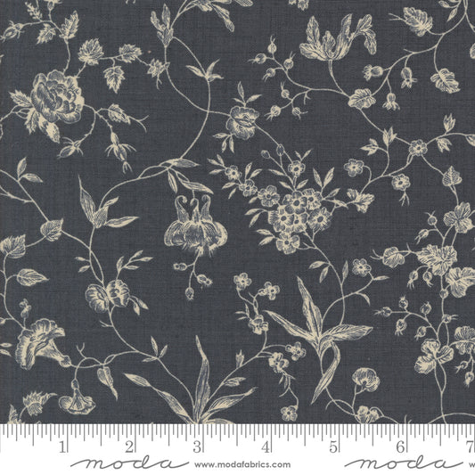 Sacre Bleu ~ Pivoine Florals Vines ~ 13973 18 Indigo