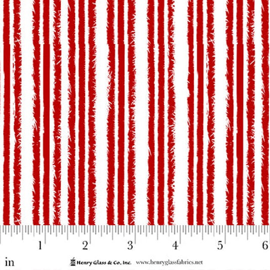 Snow Crew Flannel ~ Stripe ~ F1291-08 Red/White