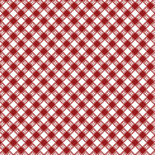 Hot Stuff ~ Picnic Check ~ 15086-10 Red