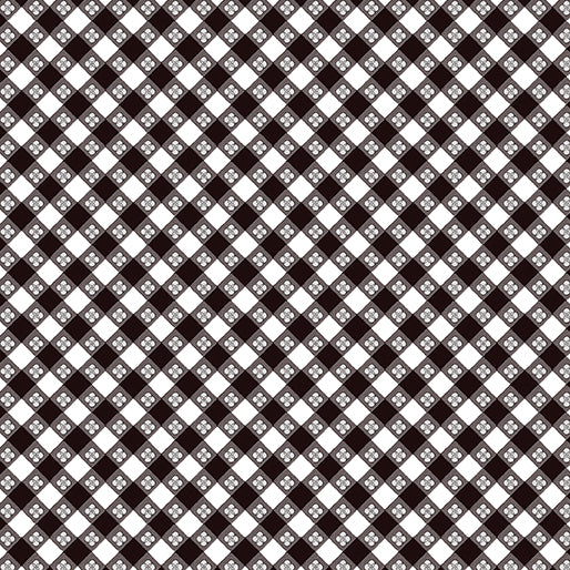 Hot Stuff ~ Picnic Check ~ 15086-12 Black