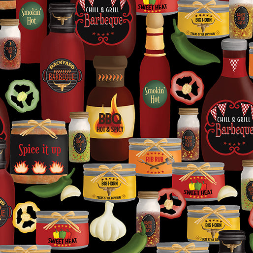 Hot Stuff ~ Spice It Up ~ 15093-12 Black