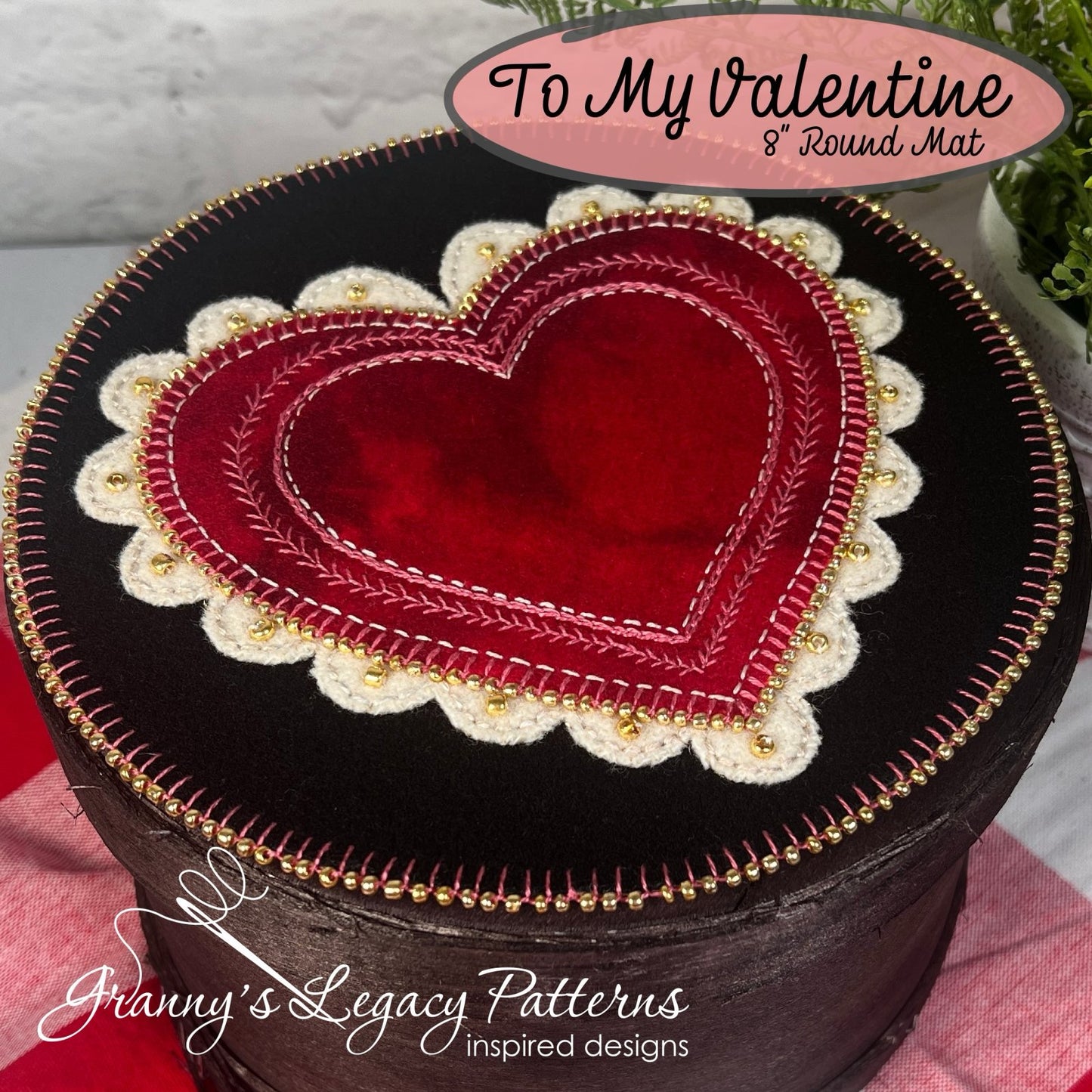 Granny's Legacy | To My Valentine Wool Appplique Kit