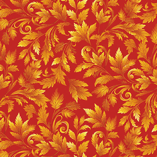 Autumn Cats ~ Autumn Leaf Spray ~ 16769-39 Orange