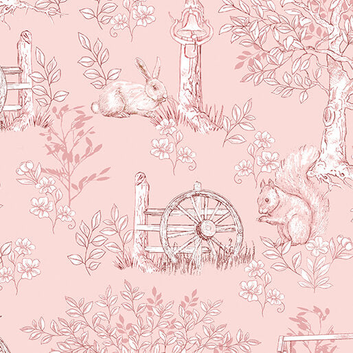 Montgomery-Mountain Charm ~ Belle Toile ~ 16809-22 Light Coraline