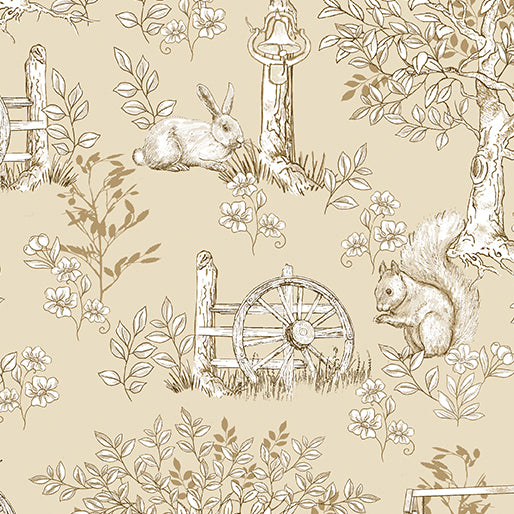 Montgomery-Mountain Charm ~ Belle Toile ~ 16809-72 Sand