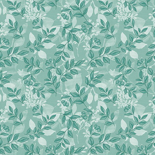 Montgomery-Mountain Charm ~ Mountain Foliage~ 16811-83 Teal