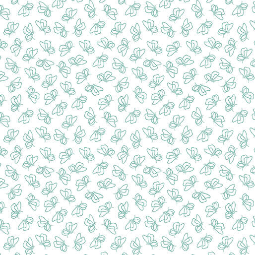 Montgomery-Mountain Charm ~ Flutter By ~ 16812-92 Teal