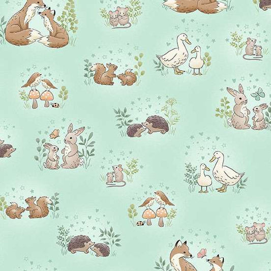 Little Ones ~ Hugs ~ MU 189 T Teal