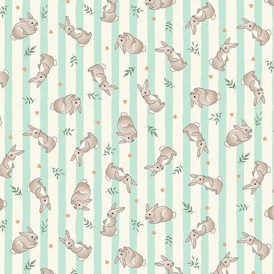 Little Ones ~ Bunnies ~ MU 191 T Teal