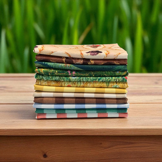 Highland Hooves ~ Fat Quarter Bundle 12 pcs