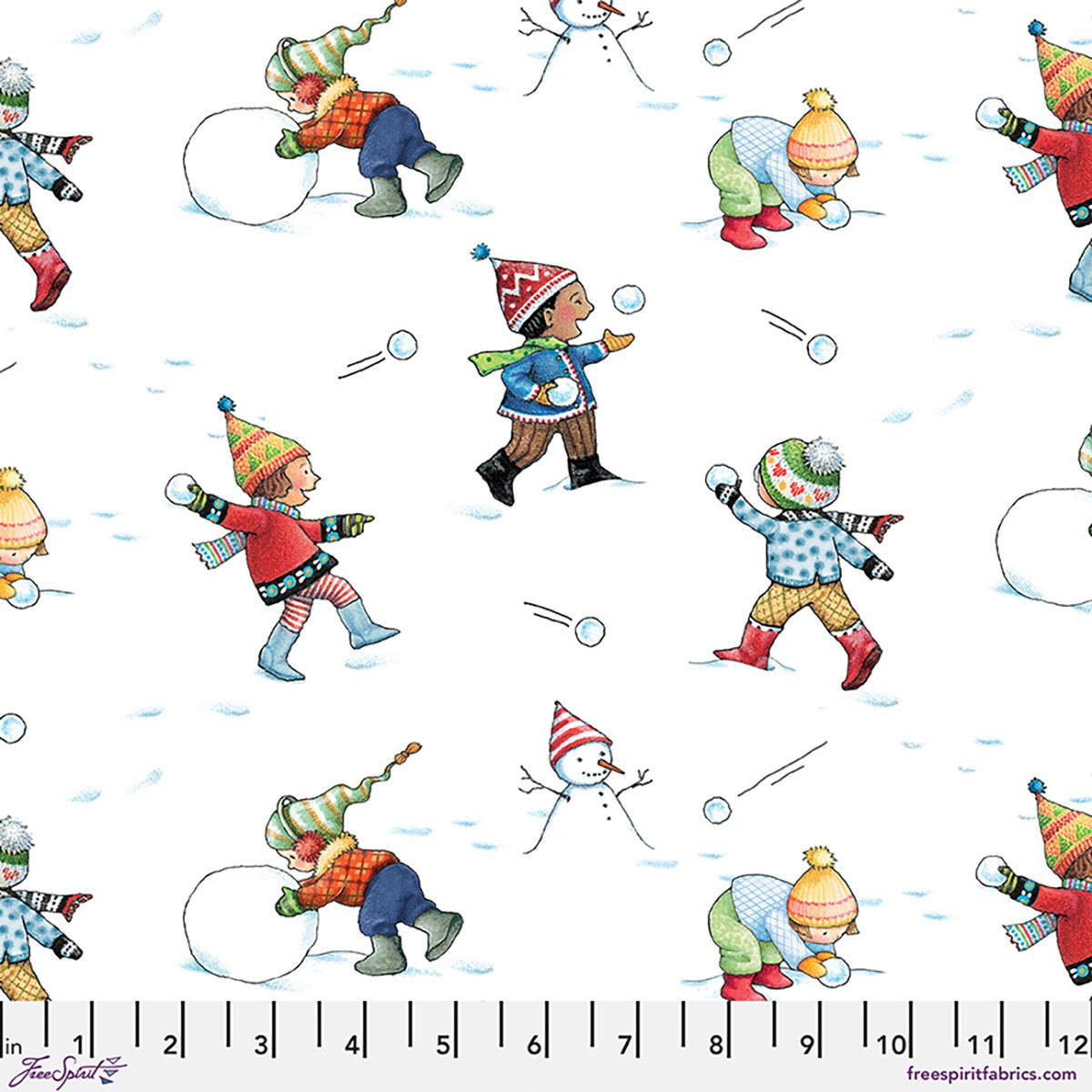 Snow Day ~ Snowball Fight ~ PWMY034.WHITE