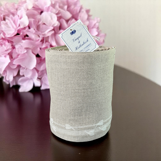 Vaupel & Heilenbeck Linen Banding - Hearts Natural 2001-140-900