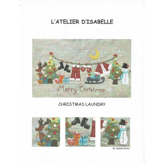 L'Atelier D'Isabelle ~ Christmas Laundry Applique Patterns