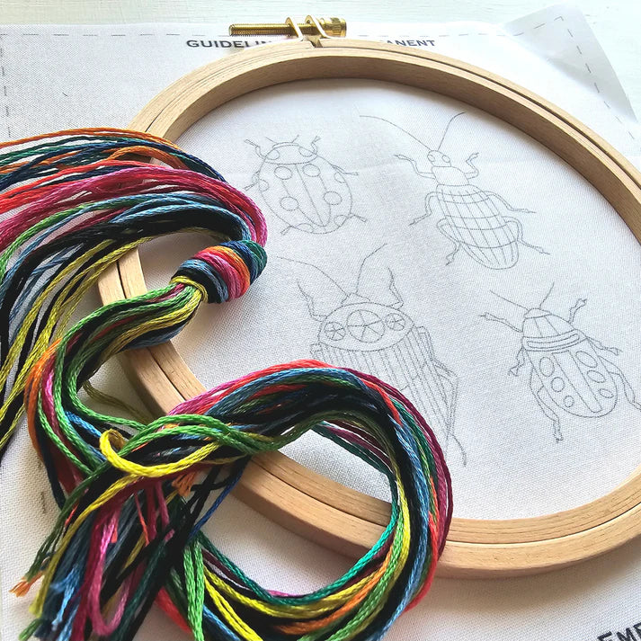 Jessica Long Embroidery | Beetle Collection Embroidery Kit