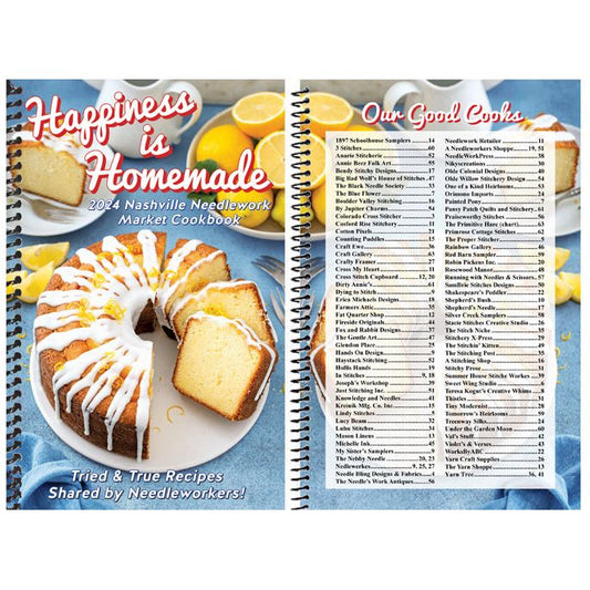 Happiness is Homemade | 2024 Nashville Needlework Market Cookbook