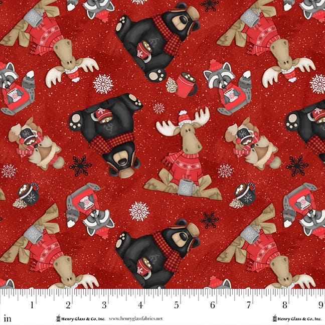 Pinecone Ridge Lodge ~ 2127-88 Red