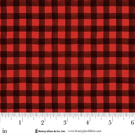 Pinecone Ridge Lodge ~ 2129-89 Red/Black