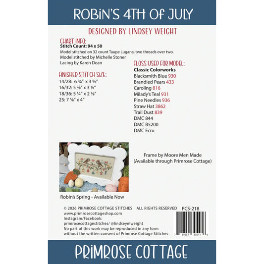 Primrose Cottage | Robin's 4th of July
