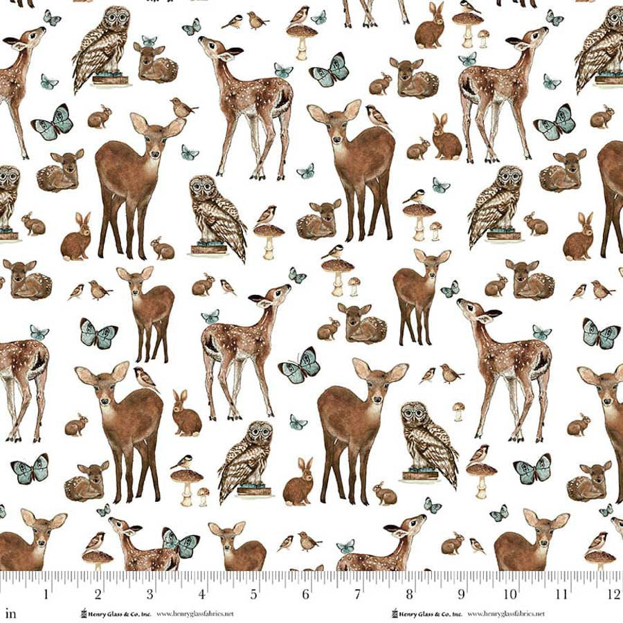 Whimsical Woods ~ Allover Animals ~ 2230-13 Multi