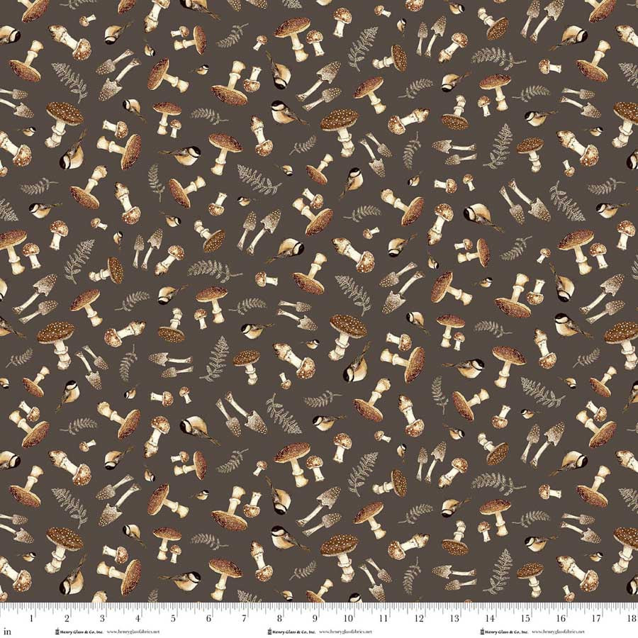 Whimsical Woods ~ Mushrooms ~ 2236-33 Brown