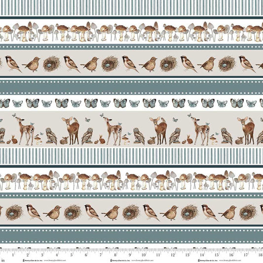 Whimsical Woods ~ Novelty Stripe ~ 2237-11 Multi