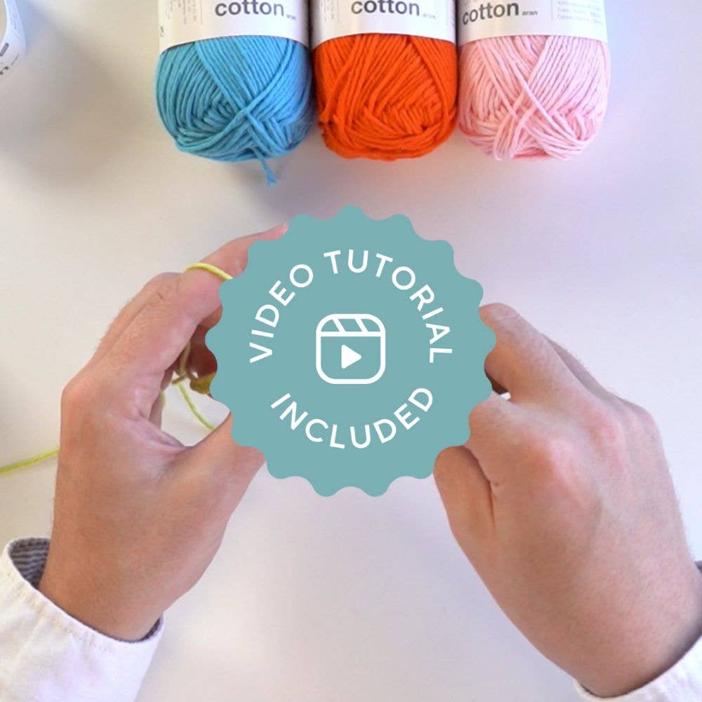 Crochet Kit - Simple Squares Bag