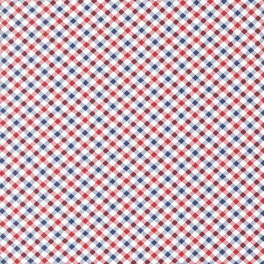Star Spangled ~ Simple Check ~ 24175 11 Patriotic