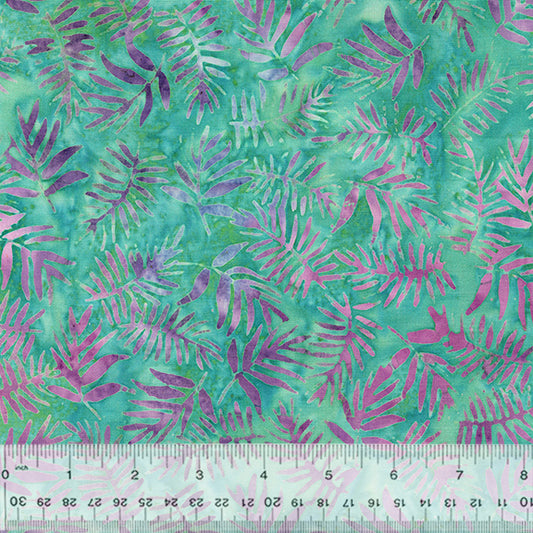 Monet ~ Ferns ~ 2660Q-X Teal