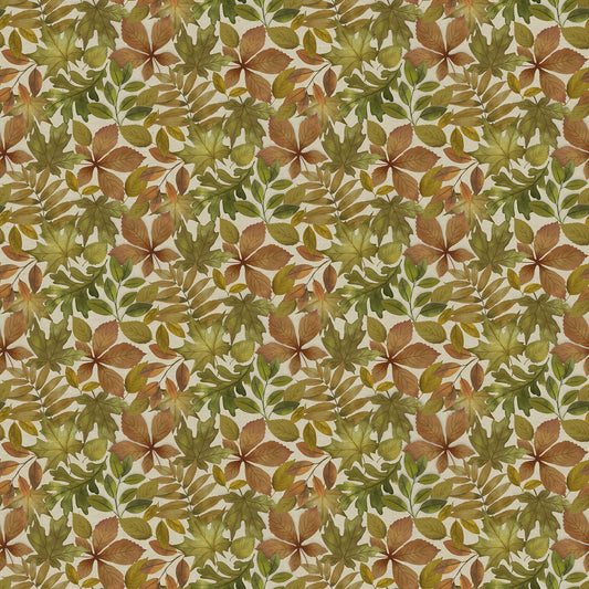 Natural Elements ~  Packed Leaves ~ 27856-12 Taupe Multi