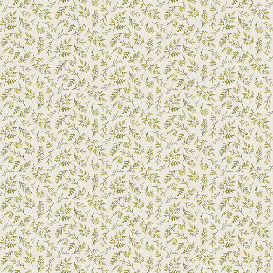 Natural Elements ~  Mini Fern ~ 27859-11 Cream/Green