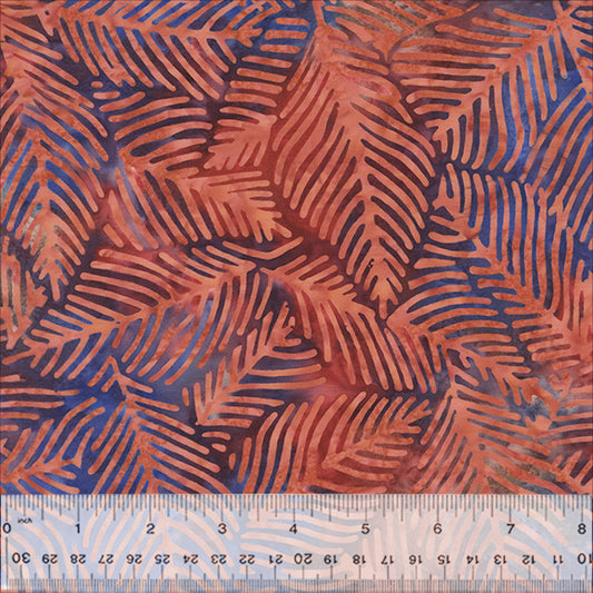 Blush & Blues ~ Palm Leaves ~ 2810Q-X Reef