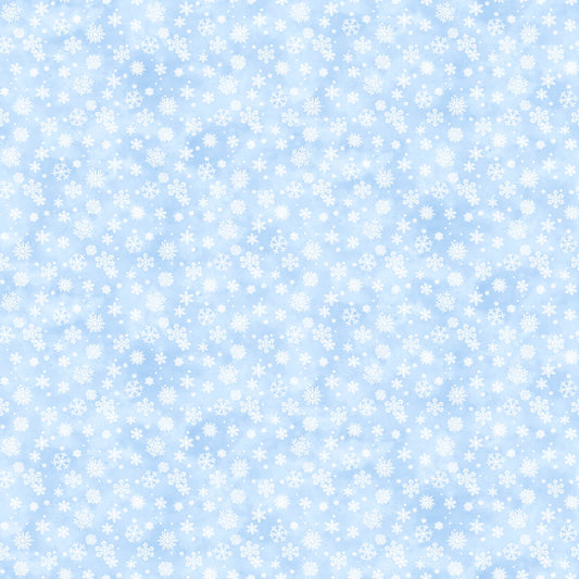 St. Nicholas ~ Snowflakes 1 ~ 28218-42 Light Blue