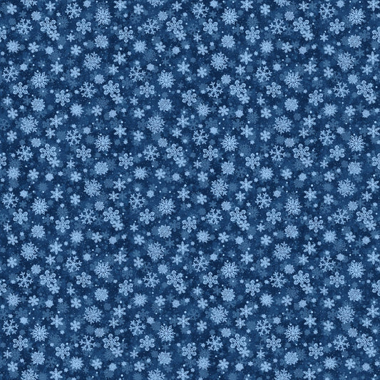 St. Nicholas ~ Snowflakes 2 ~ 28219-46 Blue