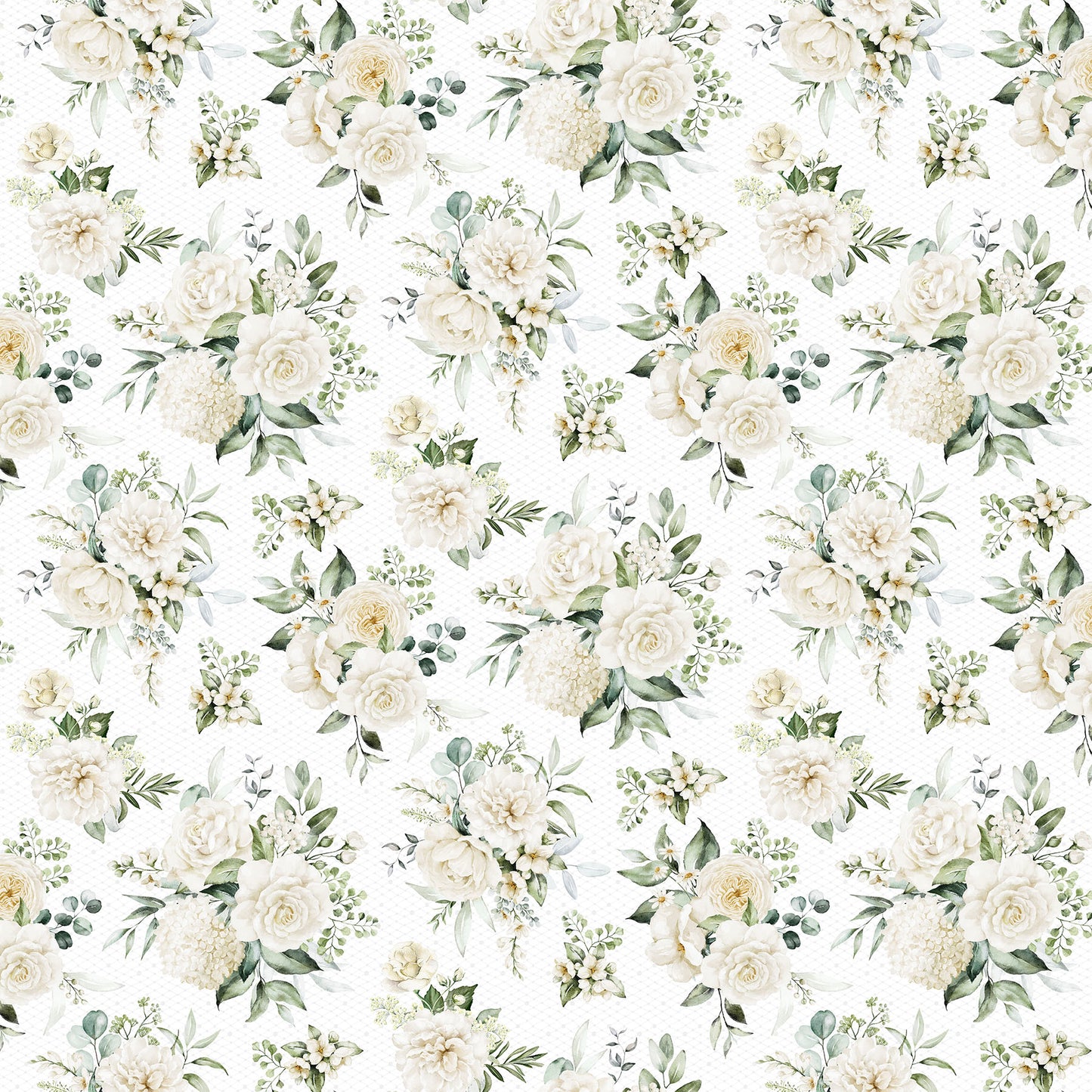 White Wedding ~ Floral ~ 28382 10 White