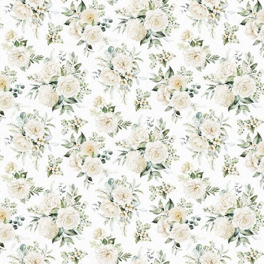 White Wedding ~ Floral ~ 28382 10 White