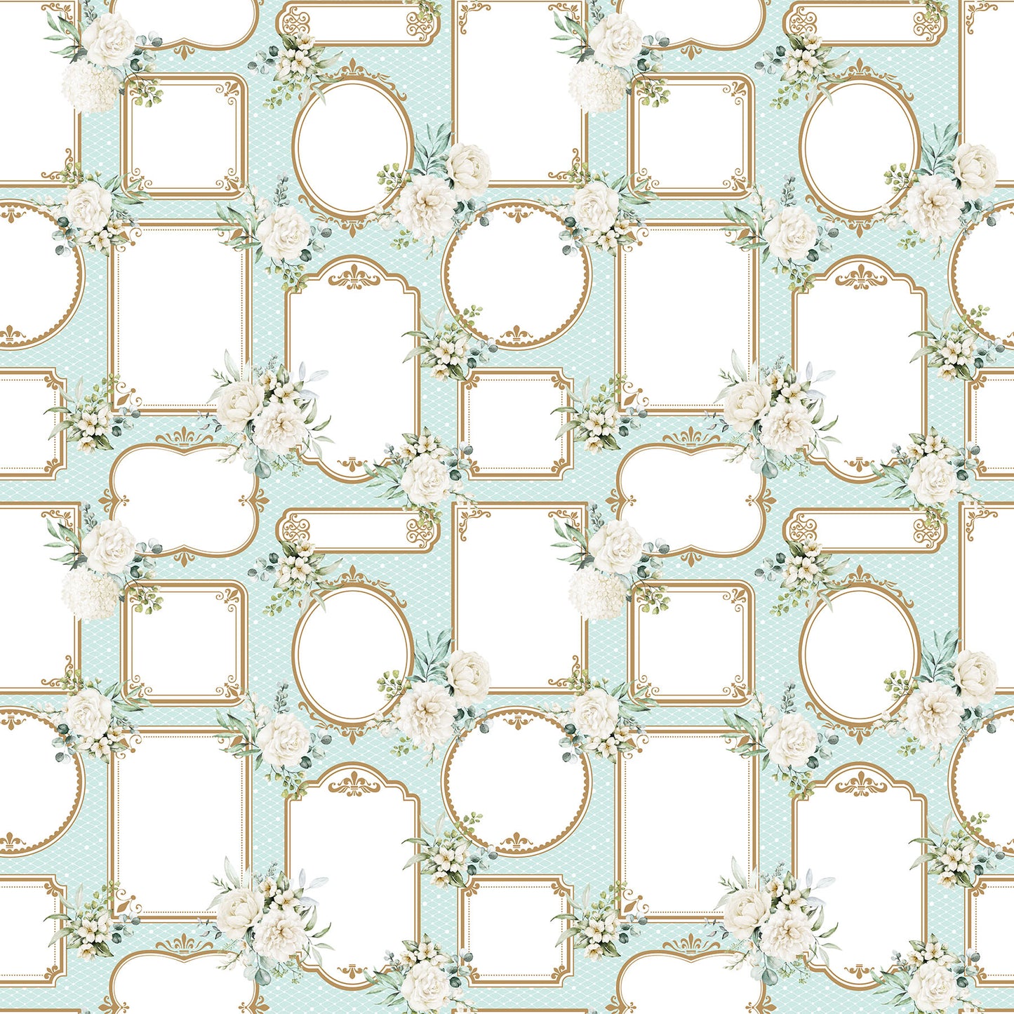 White Wedding ~ Labels ~ 28383 62 Seafoam