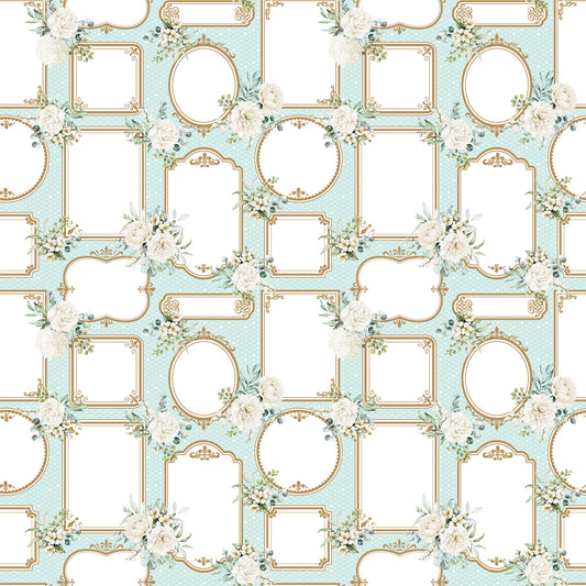 White Wedding ~ Labels ~ 28383 62 Seafoam