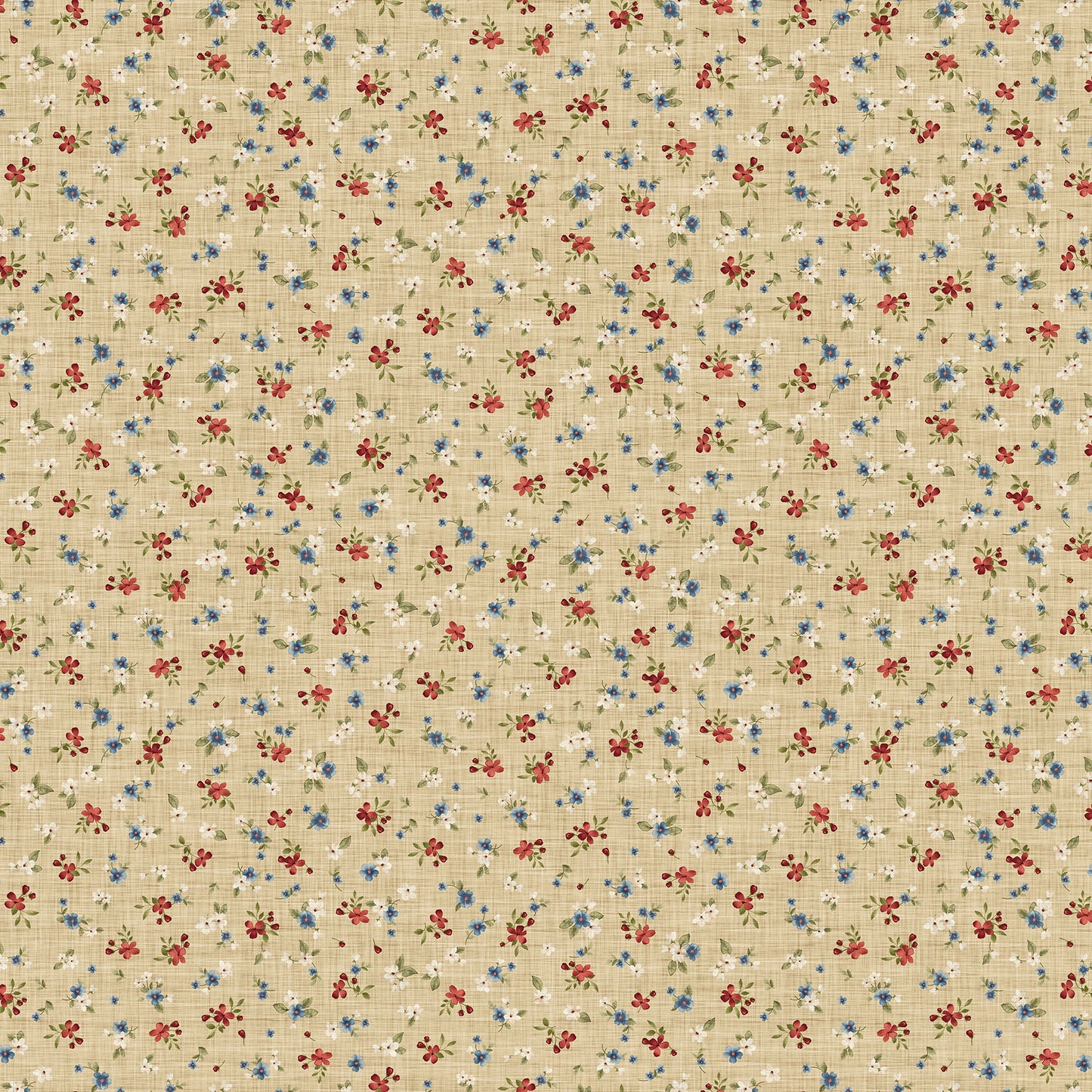 Farmhouse Sampler ~ Floral Toss ~ 28605-12 Beige Multi